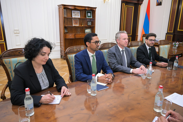 Փոխվարչապետ Տիգրան Խաչատրյանն ընդունել է ԱՄՀ հայաստանյան առաքելության նորանշանակ ղեկավարին