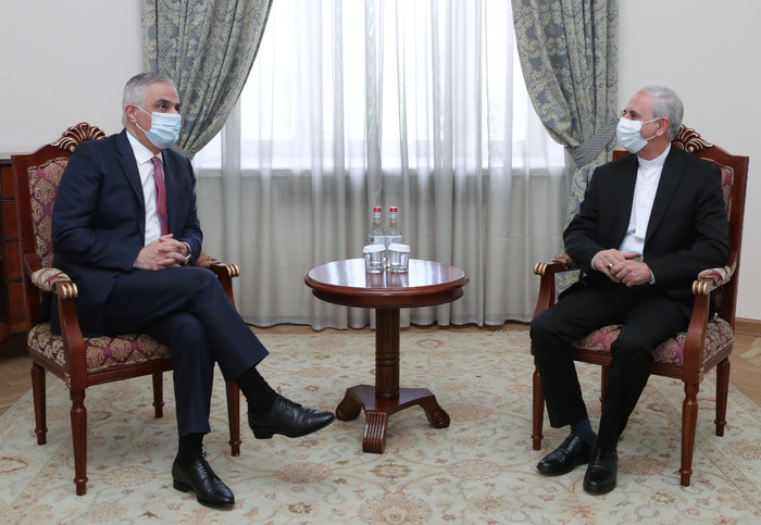 Փոխվարչապետի պաշտոնակատար Մհեր Գրիգորյանն ընդունել է Իրանի դեսպանին