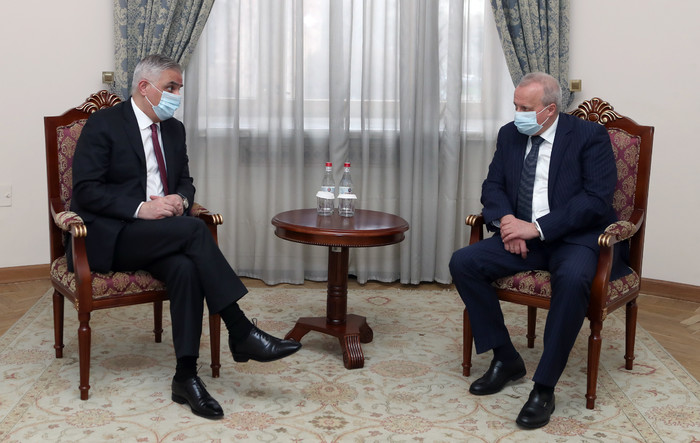 Փոխվարչապետ Մհեր Գրիգորյանն ընդունել է Ռուսաստանի Դաշնության դեսպանին