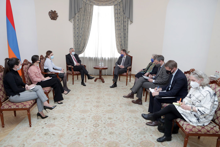 Փոխվարչապետ Մհեր Գրիգորյանն ընդունել է Հարավային Կովկասի և Վրաստանում ճգնաժամի հարցերով ԵՄ հատուկ նե