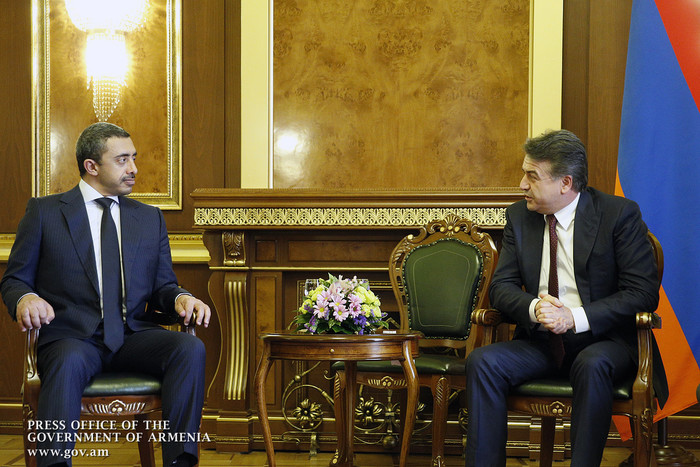 Վարչապետն ու ԱՄԷ արտաքին գործերի և միջազգային համագործակցության նախարարը քննարկել են հայ-էմիրաթական 