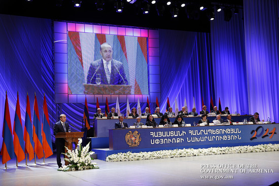 ՀՀ վարչապետ Հովիկ Աբրահամյանն ուղերձ է հղել «Հայաստան-Սփյուռք» հինգերորդ համաժողովի մասնակիցներին