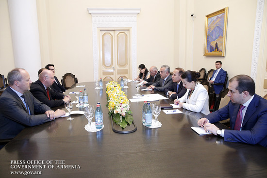Վարչապետն ընդունել է Հայաստանում կուտակային կենսաթոշակային ֆոնդի կառավարիչ ընկերության ներկայացուցիչ
