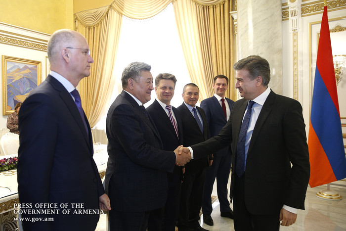 Վարչապետն ընդունել է ԵԱՏՄ անդամ պետությունների տրանսպորտի ոլորտի ղեկավար կազմին