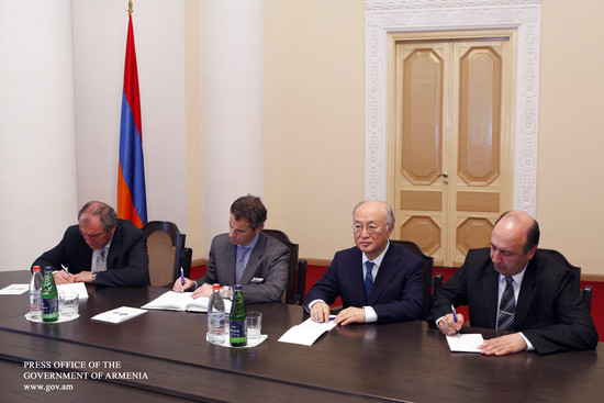 Վարչապետն ընդունել է Ատոմային էներգիայի միջազգային գործակալության գլխավոր տնօրենին