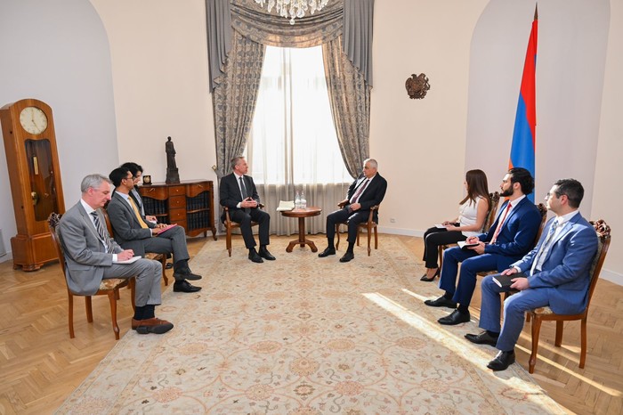 Փոխվարչապետ Մհեր Գրիգորյանն ընդունել է ԱՄՀ հայաստանյան առաքելության ղեկավարին