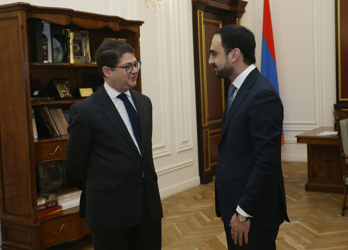 Փոխվարչապետ Տիգրան Ավինյանն ընդունել է ՎԶԵԲ փոխնախագահին