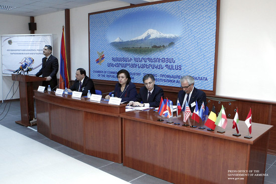 Վարչապետը մասնակցել է հայ առևտրաարդյունաբերական պալատների և գործարարների միությունների ներկայացուցիչ