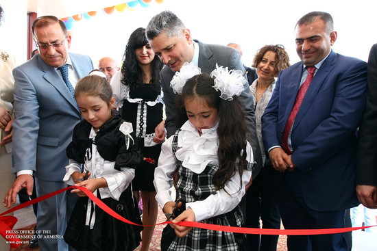 Վարչապետի մասնակցությամբ շահագործման է հանձնվել Տեղ գյուղի միջնակարգ դպրոցը