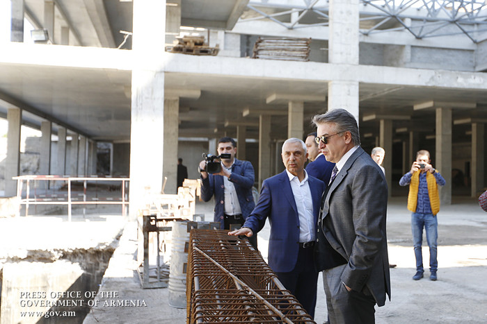 Վարչապետը ծանոթացել է «Դվին» հյուրանոցային համալիրի վերակառուցման աշխատանքների ընթացքին