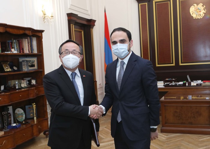 Փոխվարչապետ Տիգրան Ավինյանն ընդունել է Չինաստանի դեսպանին