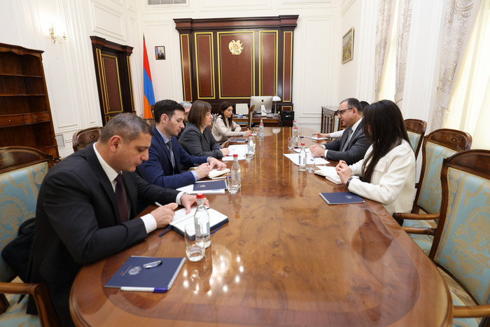 Փոխվարչապետ Տիգրան Խաչատրյանը հանդիպել է  ՄԱԶԾ հայաստանյան գրասենյակի մշտական ներկայացուցչի հետ