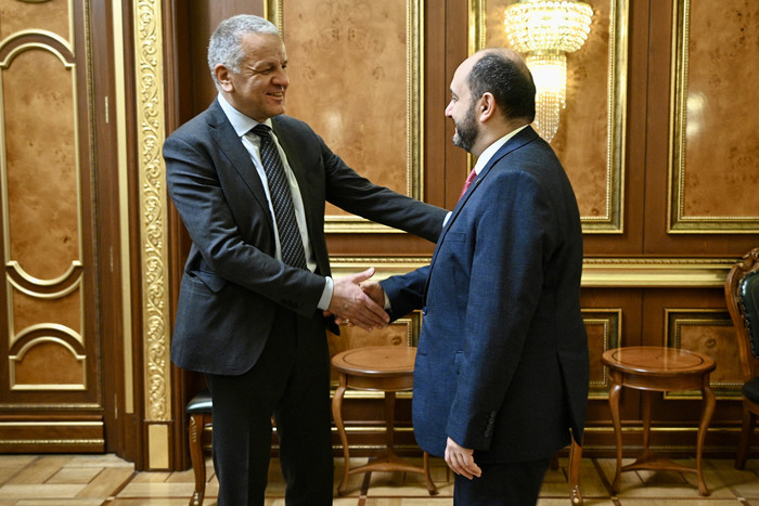 Արայիկ Հարությունյանն ընդունել է ՀՀ-ում ԵՄ դեսպան Վասիլիս Մարագոսին