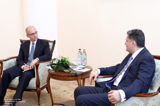 Տիգրան Սարգսյանն ընդունել է Սերգեյ Կիրիենկոյին