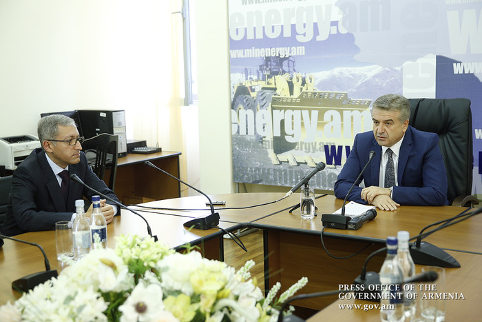 Վարչապետը ՀՀ էներգետիկայի և բնական պաշարների, գյուղատնտեսության, ֆինանսների, տրանսպորտի և կապի նախար
