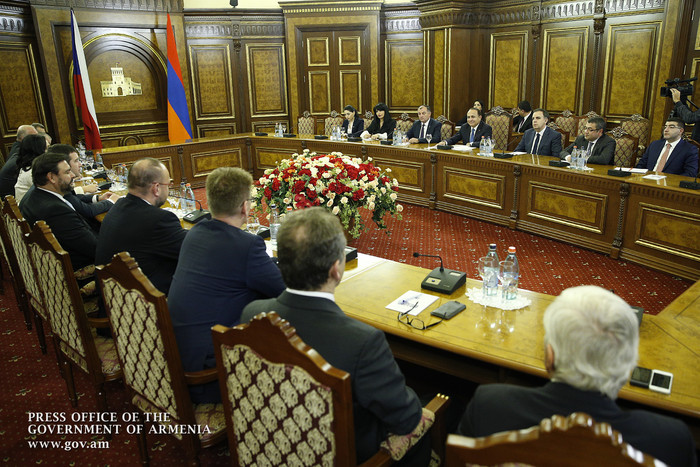 Վարչապետն ընդունել է Չեխիայի խորհրդարանի Պատգամավորների պալատի նախագահին