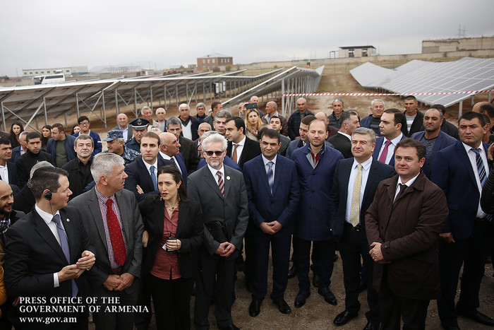 Վարչապետը ներկա է գտնվել «Թալին-1» արևային կայանի բացմանը