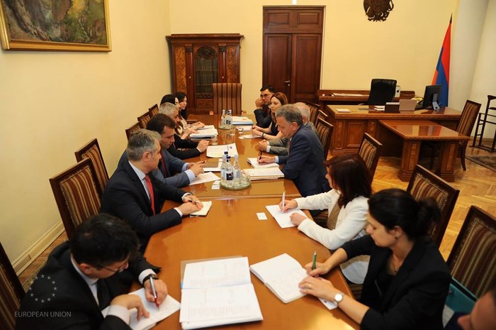 Փոխվարչապետ Մհեր Գրիգոյանն ընդունել է Վասիլիս Մարագոսին