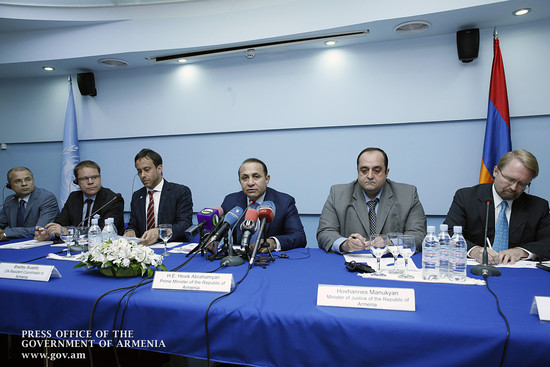 Վարչապետի մասնակցությամբ մեկնարկել է Մարդու իրավունքների պաշտպանության ազգային ռազմավարության գործող