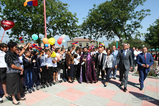 Վարչապետի մասնակցությամբ շահագործման է հանձնվել Տեղ գյուղի միջնակարգ դպրոցը