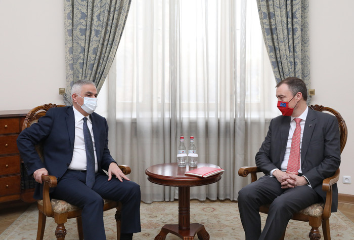 Փոխվարչապետ Մհեր Գրիգորյանն ընդունել է Հարավային Կովկասի և Վրաստանում ճգնաժամի հարցերով ԵՄ հատուկ նե