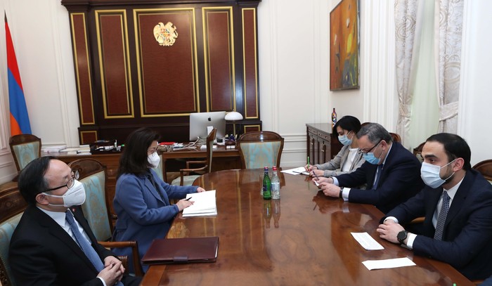Փոխվարչապետ Տիգրան Ավինյանն ընդունել է Չինաստանի դեսպանին