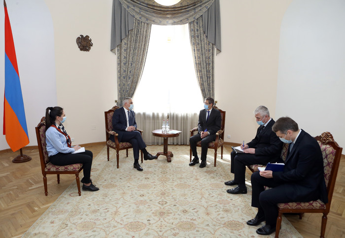 Փոխվարչապետ Մհեր Գրիգորյանն ընդունել է Ղազախստանի նորանշանակ դեսպանին