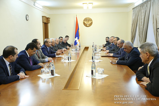 ՀՀ վարչապետի գլխավորած պատվիրակությանն ընդունել է Արցախի նախագահը