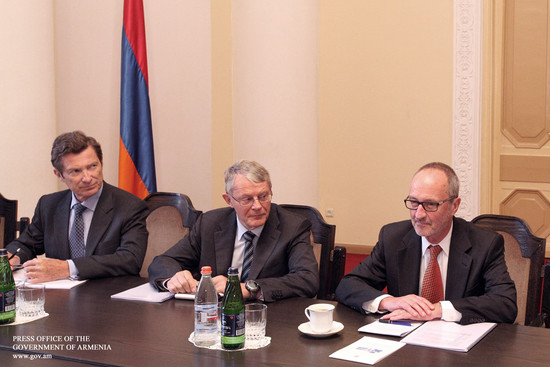 Վարչապետն ընդունել է Վերակառուցման և զարգացման եվրոպական բանկի տնօրենների խորհրդի  անդամներին