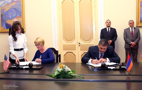ՀՀ կառավարության և ԱՄՆ ՄԶԳ-ի միջև ստորագրվել է օժանդակության համաձայնագիր