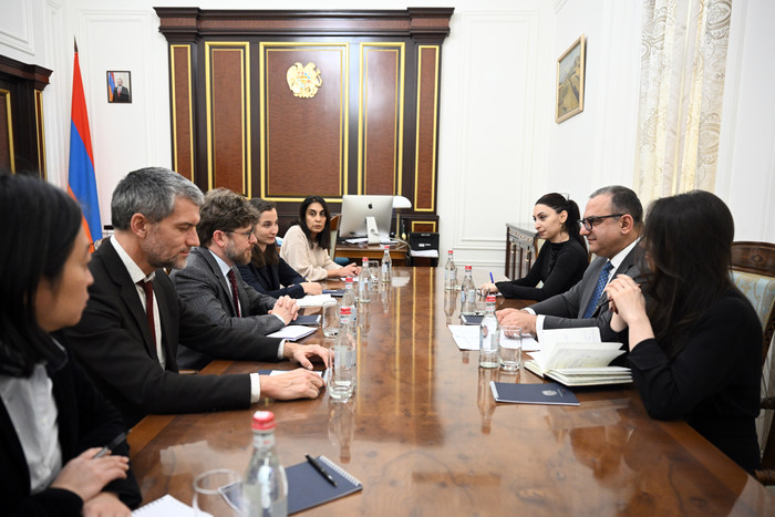 Փոխվարչապետ Տիգրան Խաչատրյանն ընդունել է ԶՖԳ ընդլայնման և եվրոպական հարևանության հարցերով տարածաշրջա