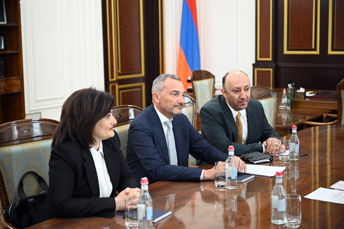 Տիգրան Խաչատրյանն ընդունել է «Վեոլիա» ընկերության փոխնախագահին