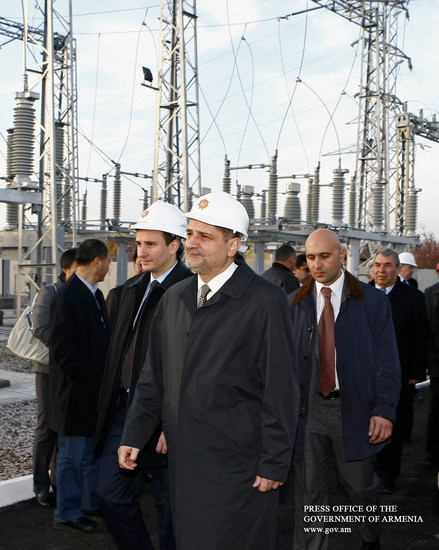 Վարչապետը մասնակցել է վերակառուցված էլեկտրական ենթակայանի բացմանը
