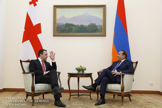 Հայաստանի և Վրաստանի վարչապետները քննարկել են երկկողմ հարաբերությունների զարգացմանն ուղղված մի շարք 