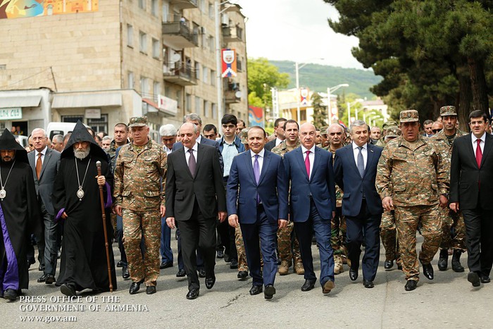 Վարչապետն Արցախում մասնակցել է եռատոնին նվիրված միջոցառումներին