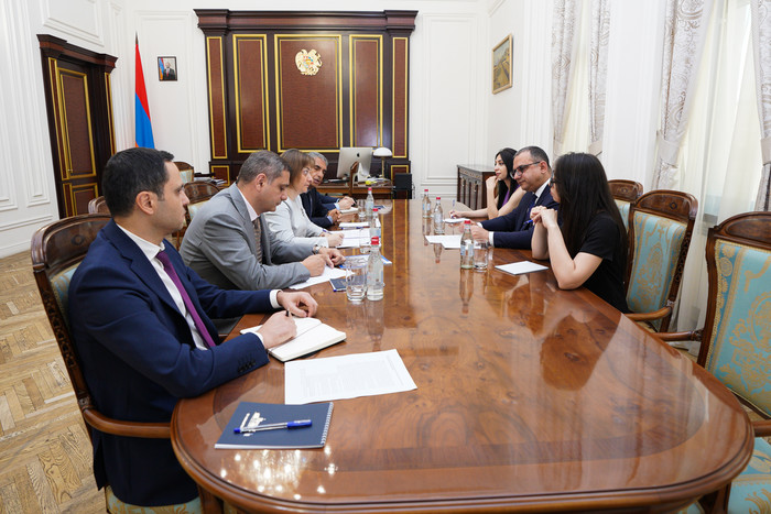 Փոխվարչապետ Տիգրան Խաչատրյանն ընդունել է ՄԱԶԾ հայաստանյան գրասենյակի մշտական ներկայացուցչին