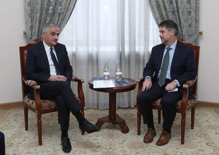 Փոխվարչապետ Մհեր Գրիգորյանն ընդունել է ԱՄՀ հայաստանյան առաքելության ղեկավարին