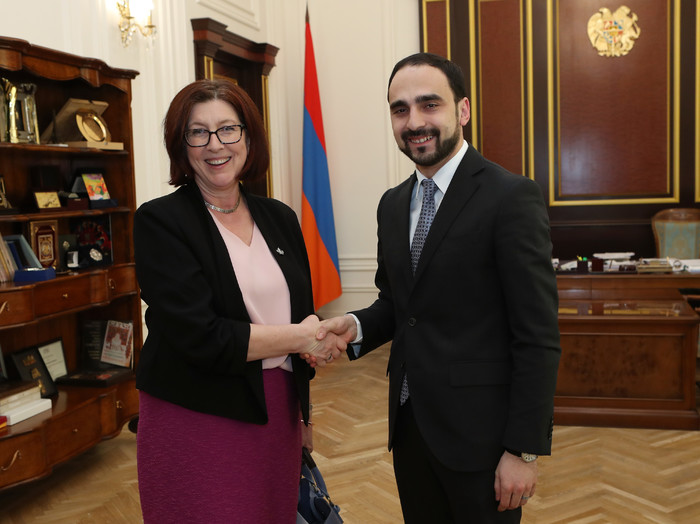 Փոխվարչապետ Տիգրան Ավինյանն ընդունել է Կանադայի դեսպանին