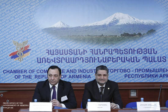 Վարչապետը մասնակցել է հայ առևտրաարդյունաբերական պալատների և գործարարների միությունների ներկայացուցիչ