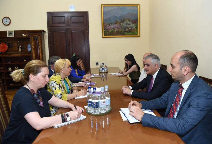 Փոխվարչապետ Մհեր Գրիգորյանն ընդունել է Եվրոպայի խորհրդի բարձրաստիճան փորձագետների