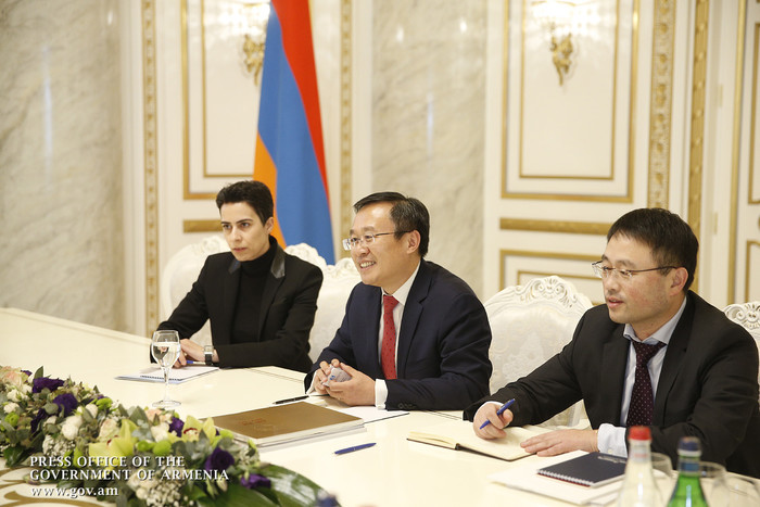 Վարչապետն ընդունել է China Construction First Group կորպորացիայի գլխավոր տնօրենի տեղակալին