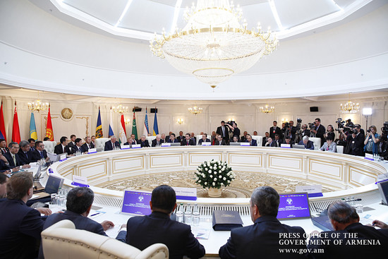 Վարչապետը մասնակցել է ԱՊՀ երկրների կառավարությունների ղեկավարների խորհրդի նիստին