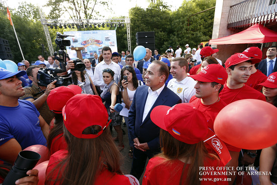 Ծաղկաձորում մեկնարկել է «Բազե-2014» համահայկական երիտասարդական հավաքը