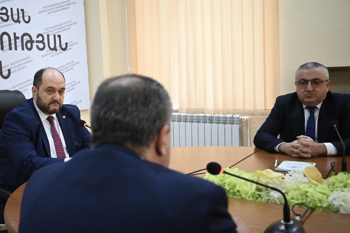Արայիկ Հարությունյանը ներկայացրել է Սննդամթերքի անվտանգության տեսչական մարմնի նորանշանակ ղեկավարին
