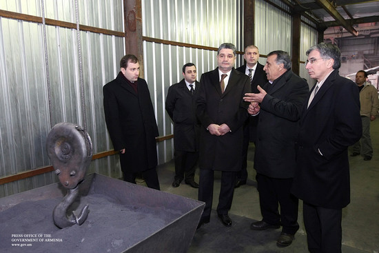 Վարչապետը ծանոթացավ գերմաքուր մոլիբդենի արտադրությամբ զբաղվող ընկերության ներդրումային ծրագրերին