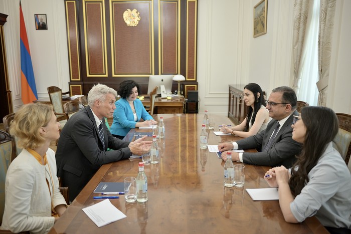 Փոխվարչապետ Տիգրան  Խաչատրյանն ընդունել է ՀԲ Հարավային Կովկասի տարածաշրջանային նորանշանակ տնօրենին