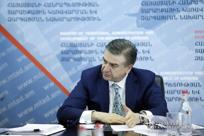 Ճիշտ ուղու վրա ենք. Կարեն Կարապետյանը ծանոթացել է Տարածքային կառավարման և զարգացման նախարարության ծր