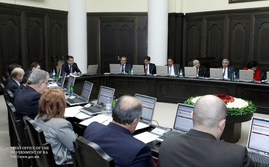 ՀՀ վարչապետ Տիգրան Սարգսյանի ներածական խոսքը կառավարության նիստի ժամանակ