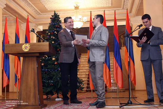 Ամանորի և Սուրբ Ծննդյան տոների կապակցությամբ վարչապետն ընդունելության է հրավիրել ԶԼՄ ներկայացուցիչնե