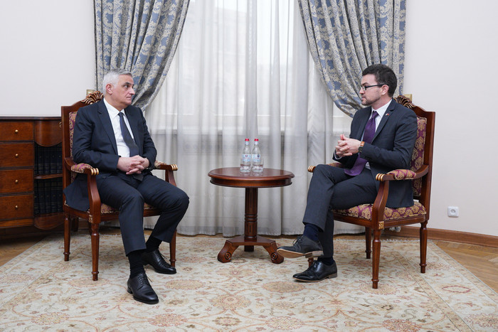 Փոխվարչապետ Մհեր Գրիգորյանն ընդունել է Միացյալ Թագավորության դեսպանին